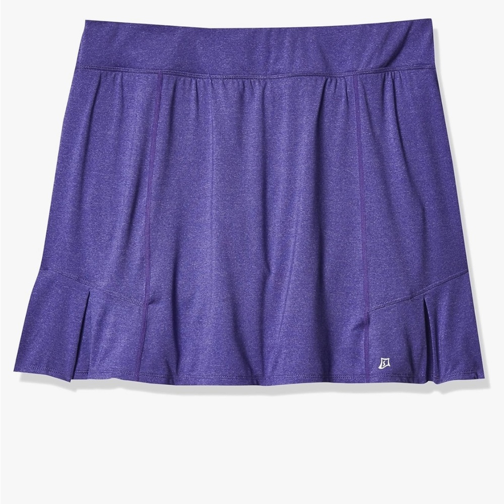 Skirt Sports Skort w/ Attached Shorts XL Purple Ruffle Hem Athletic Running Gym